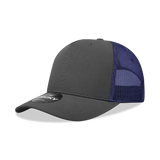Decky 5 Panel Mid Profile Structured Cotton Blend Trucker | Decky 6030