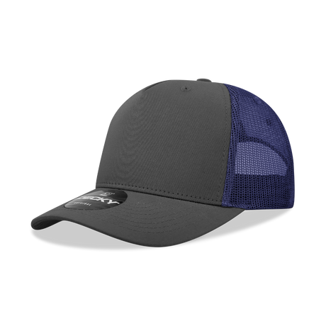 Decky 5 Panel Mid Profile Structured Cotton Blend Trucker | Decky 6030
