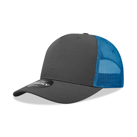 Decky 5 Panel Mid Profile Structured Cotton Blend Trucker | Decky 6030