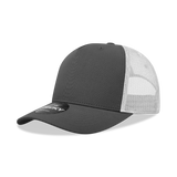 Decky 5 Panel Mid Profile Structured Cotton Blend Trucker | Decky 6030