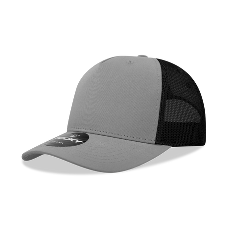 Decky 5 Panel Mid Profile Structured Cotton Blend Trucker | Decky 6030