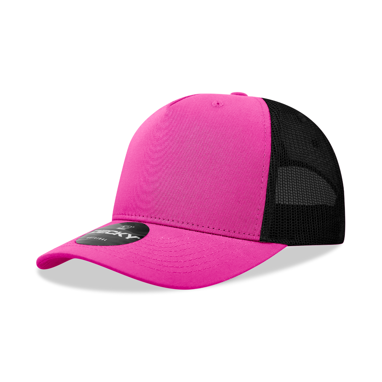 Decky 5 Panel Mid Profile Structured Cotton Blend Trucker | Decky 6030