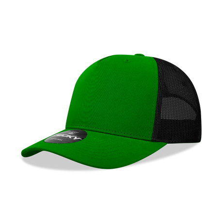 Decky 5 Panel Mid Profile Structured Cotton Blend Trucker | Decky 6030