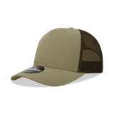Decky 5 Panel Mid Profile Structured Cotton Blend Trucker | Decky 6030