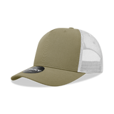 Decky 5 Panel Mid Profile Structured Cotton Blend Trucker | Decky 6030