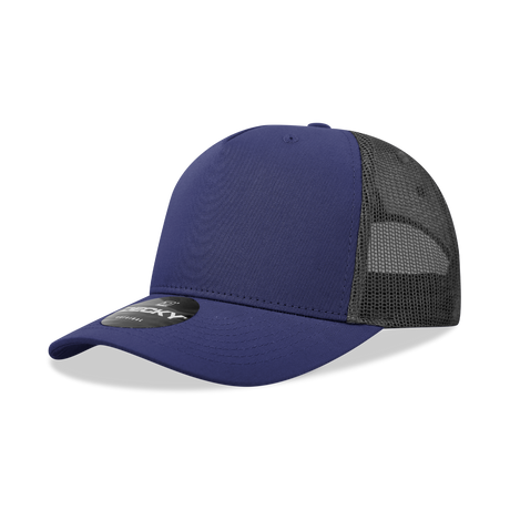 Decky 5 Panel Mid Profile Structured Cotton Blend Trucker | Decky 6030