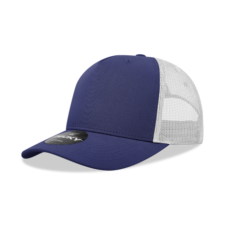 Decky 5 Panel Mid Profile Structured Cotton Blend Trucker | Decky 6030