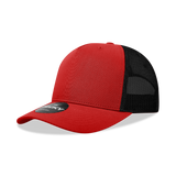 Decky 5 Panel Mid Profile Structured Cotton Blend Trucker | Decky 6030