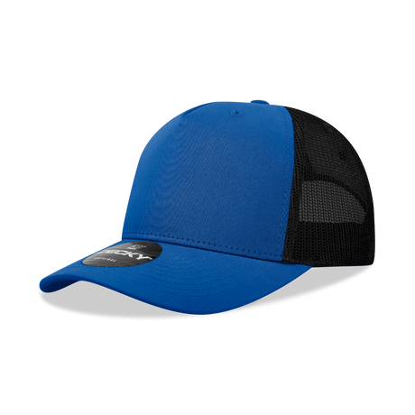 Decky 5 Panel Mid Profile Structured Cotton Blend Trucker | Decky 6030