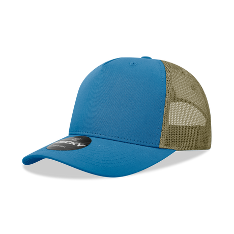 Decky 5 Panel Mid Profile Structured Cotton Blend Trucker | Decky 6030