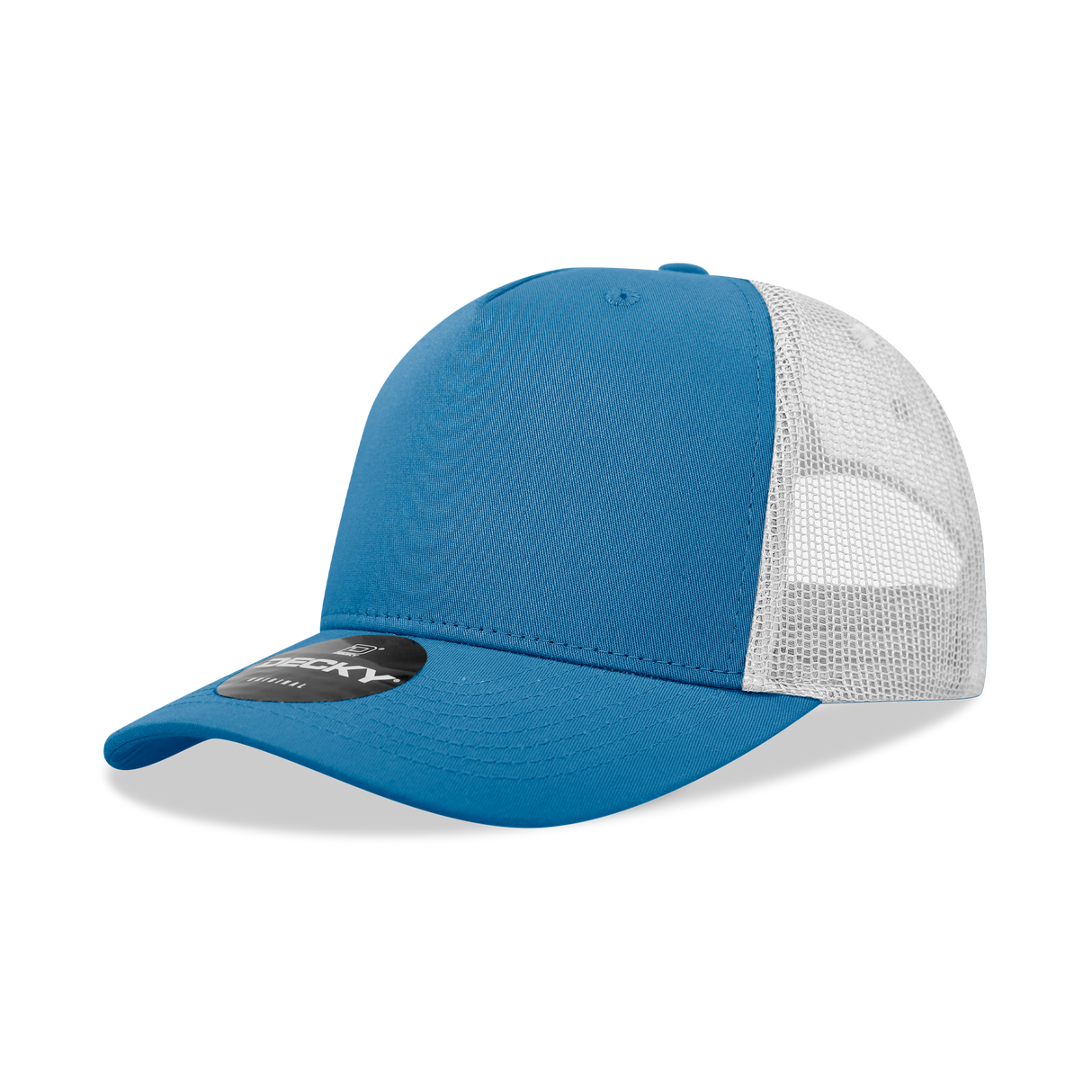Decky 5 Panel Mid Profile Structured Cotton Blend Trucker | Decky 6030