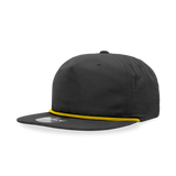 Decky 5 Panel High Profile Relaxed Cotton Blend Rope Hat | Decky 6032