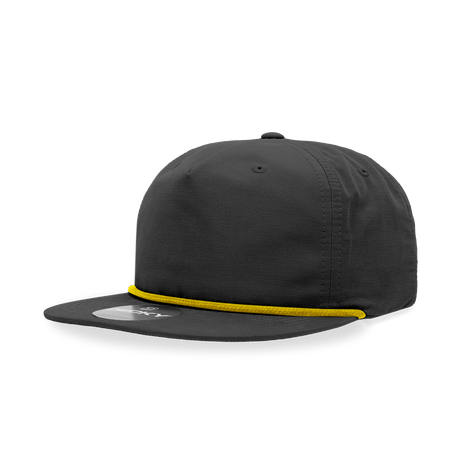 Decky 5 Panel High Profile Relaxed Cotton Blend Rope Hat | Decky 6032