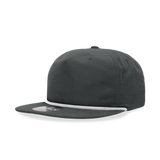 Decky 5 Panel High Profile Relaxed Cotton Blend Rope Hat | Decky 6032