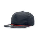 Decky 5 Panel High Profile Relaxed Cotton Blend Rope Hat | Decky 6032