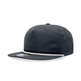 Decky 5 Panel High Profile Relaxed Cotton Blend Rope Hat | Decky 6032