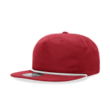 Decky 5 Panel High Profile Relaxed Cotton Blend Rope Hat | Decky 6032