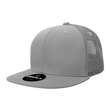 Decky 6 Panel High Profile Structured Cotton Blend Trucker | Decky 6033