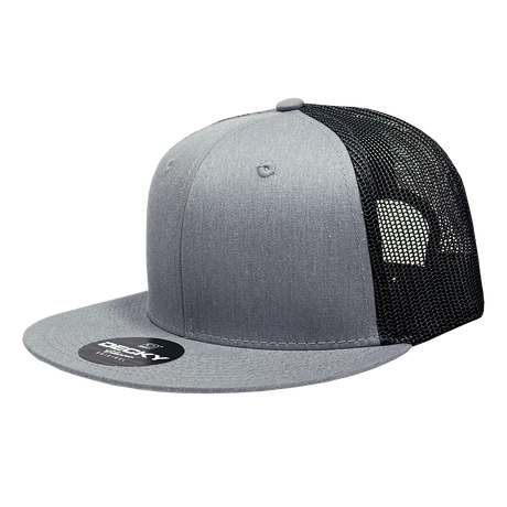 Decky 6 Panel High Profile Structured Cotton Blend Trucker | Decky 6033