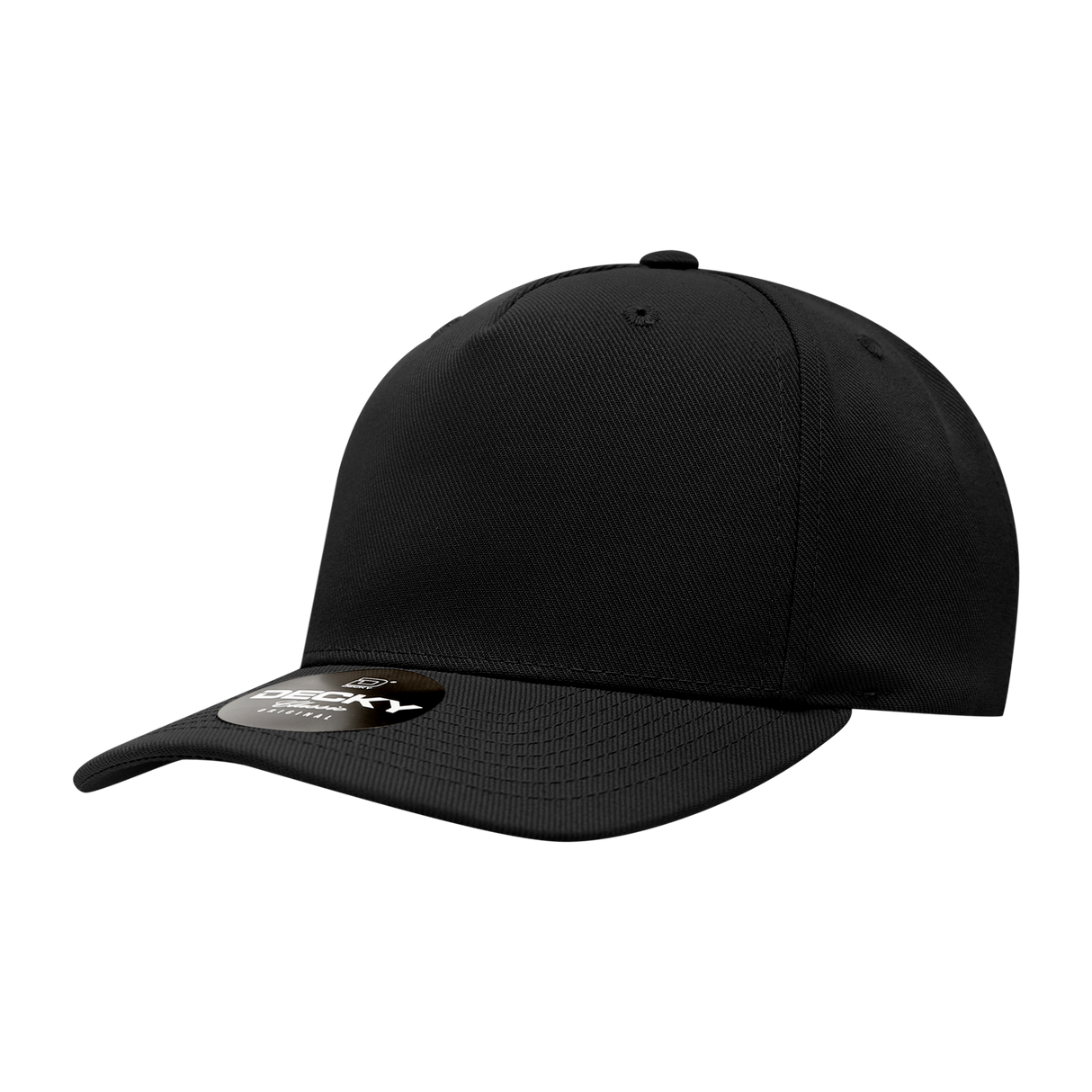 Decky 5 Panel Mid Profile Structured Polyester Cap | Decky 6038