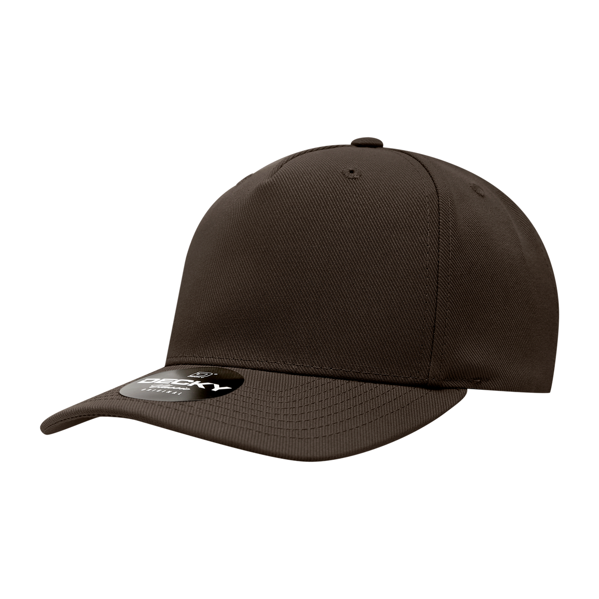 Decky 5 Panel Mid Profile Structured Polyester Cap | Decky 6038