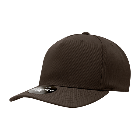 Decky 5 Panel Mid Profile Structured Polyester Cap | Decky 6038
