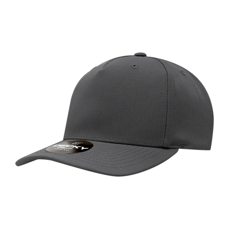 Decky 5 Panel Mid Profile Structured Polyester Cap | Decky 6038