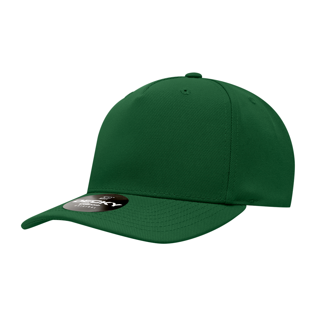 Decky 5 Panel Mid Profile Structured Polyester Cap | Decky 6038