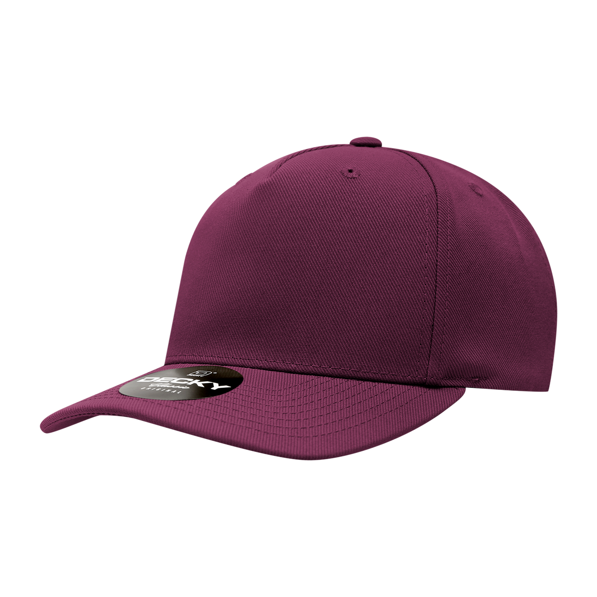 Decky 5 Panel Mid Profile Structured Polyester Cap | Decky 6038
