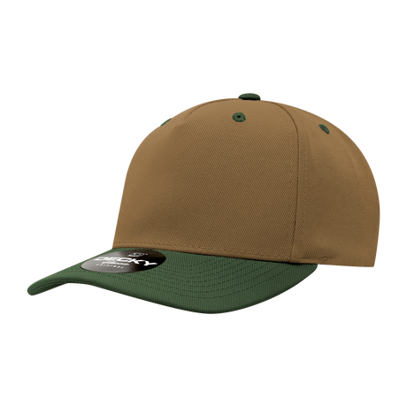 Decky 5 Panel Mid Profile Structured Polyester Cap | Decky 6038