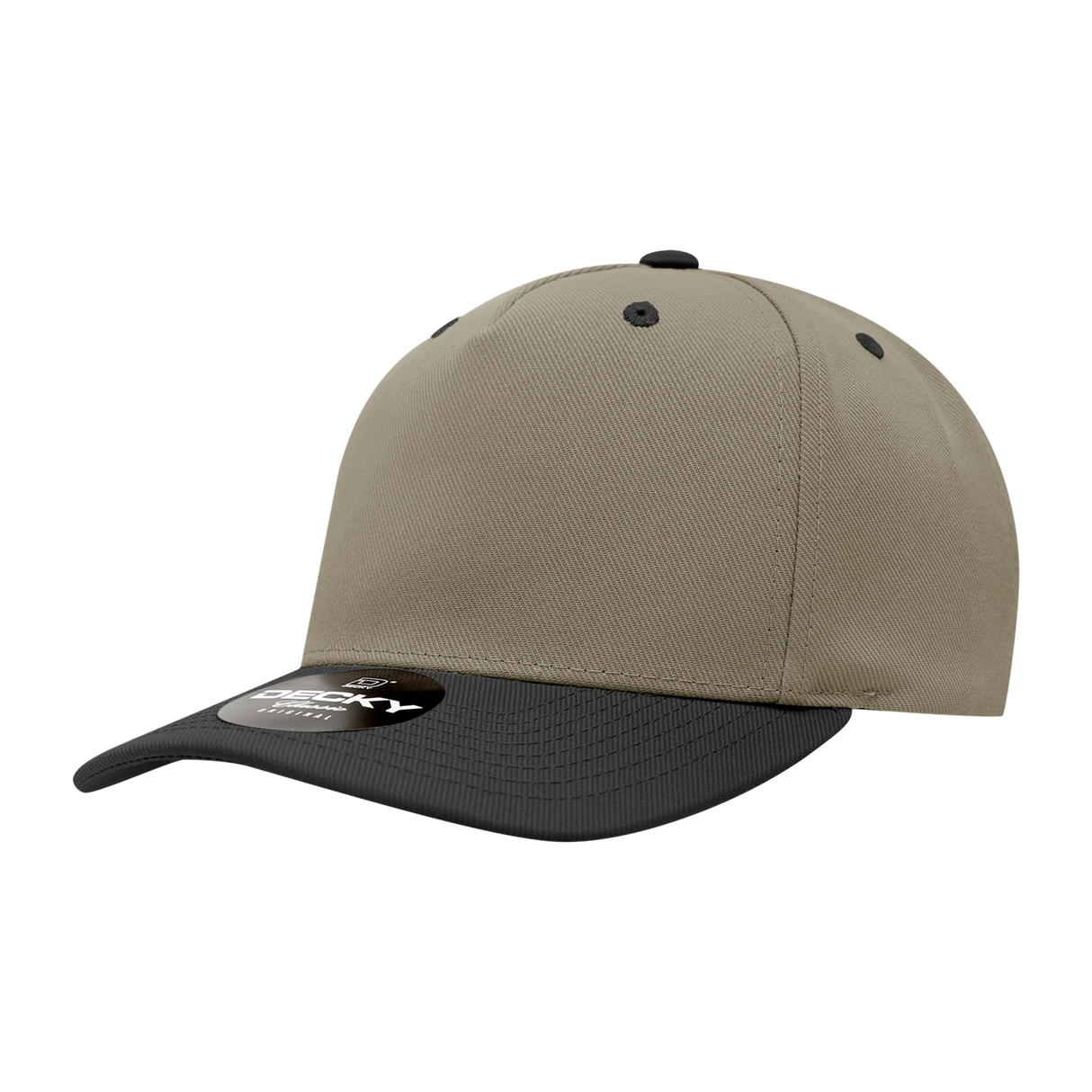 Decky 5 Panel Mid Profile Structured Polyester Cap | Decky 6038