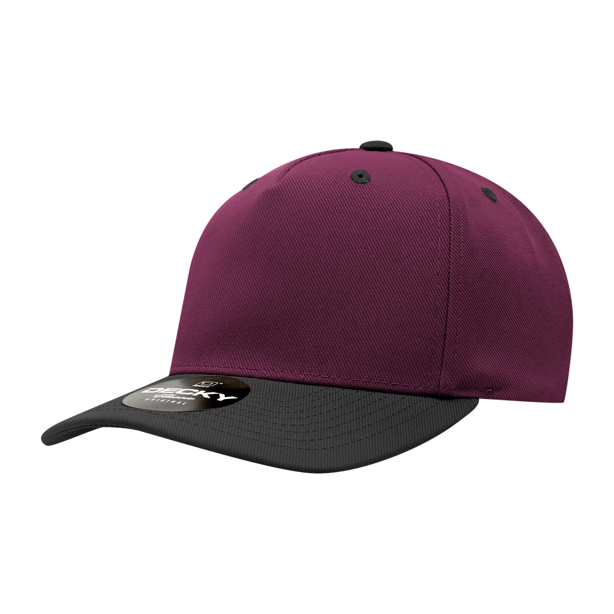 Decky 5 Panel Mid Profile Structured Polyester Cap | Decky 6038