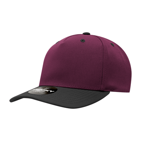 Decky 5 Panel Mid Profile Structured Polyester Cap | Decky 6038