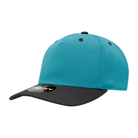 Decky 5 Panel Mid Profile Structured Polyester Cap | Decky 6038
