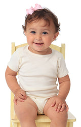 Royal Apparel 6039ORG Infant Organic Interlock One Piece - Natural