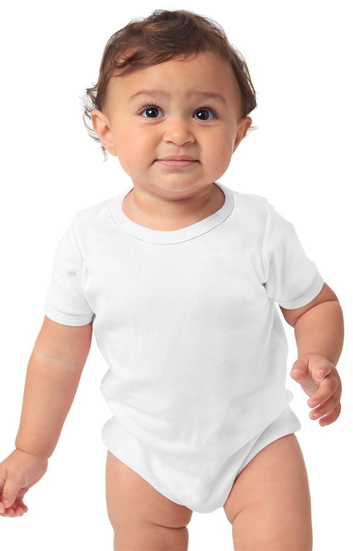 Royal Apparel 6039ORG Infant Organic Interlock One Piece - Salt