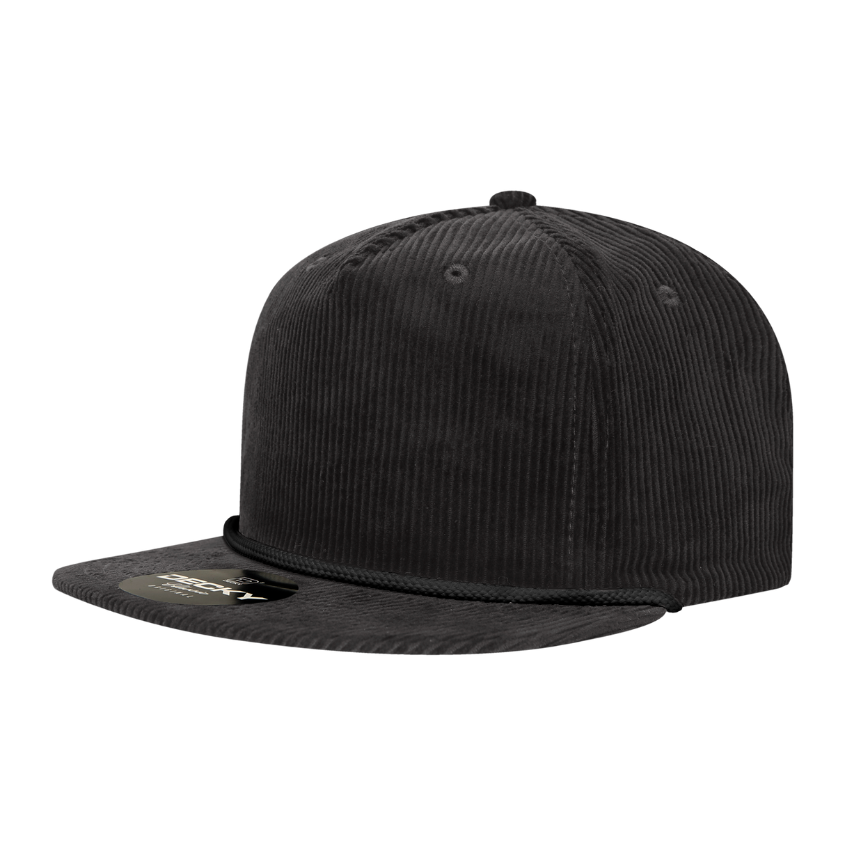 Decky 5 Panel High Profile Relaxed Corduroy Rope Hat | Decky 6043