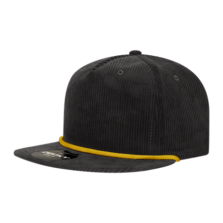 Decky 5 Panel High Profile Relaxed Corduroy Rope Hat | Decky 6043