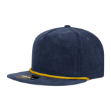 Decky 5 Panel High Profile Relaxed Corduroy Rope Hat | Decky 6043