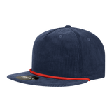 Decky 5 Panel High Profile Relaxed Corduroy Rope Hat | Decky 6043