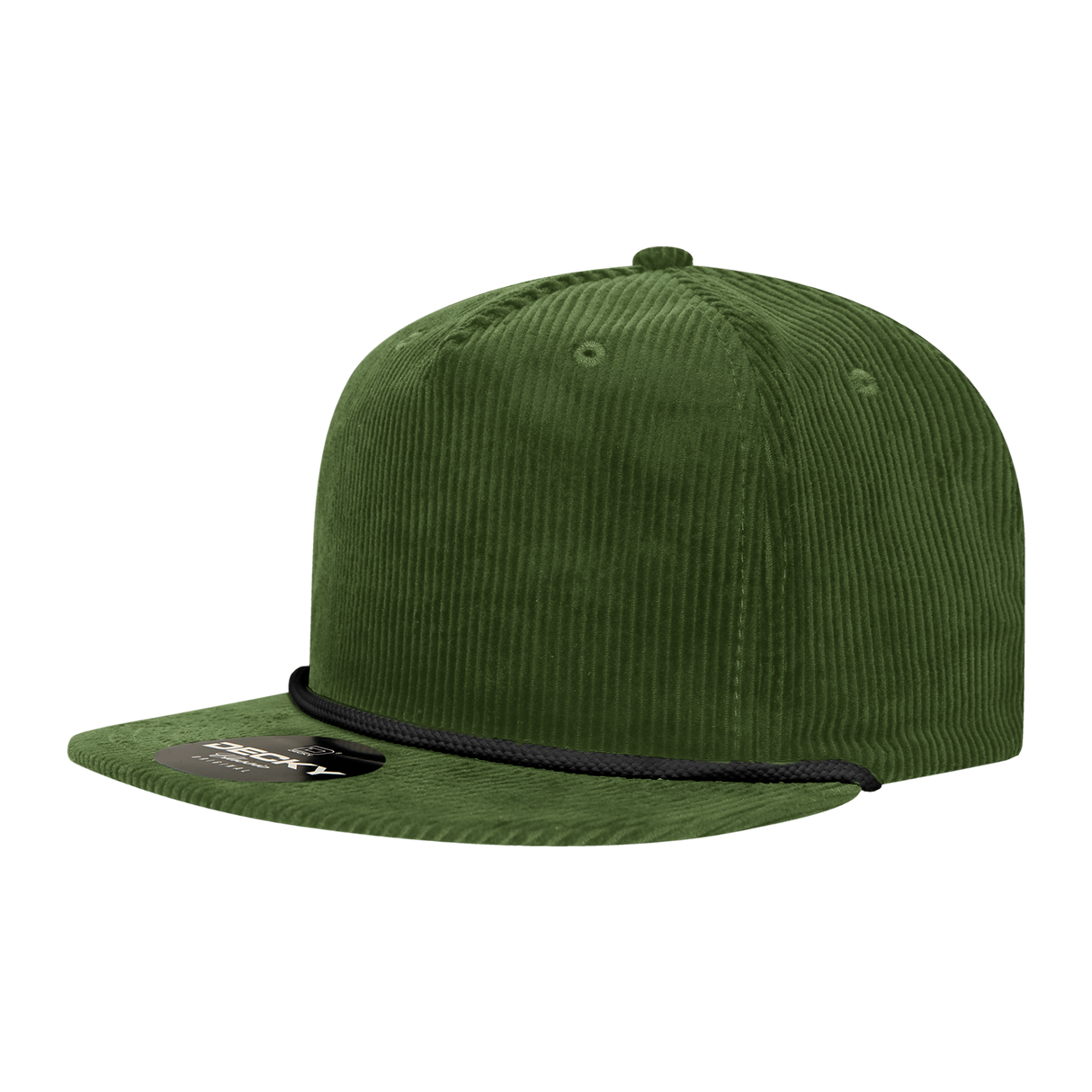 Decky 5 Panel High Profile Relaxed Corduroy Rope Hat | Decky 6043