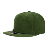 Decky 5 Panel High Profile Relaxed Corduroy Rope Hat | Decky 6043