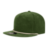 Decky 5 Panel High Profile Relaxed Corduroy Rope Hat | Decky 6043
