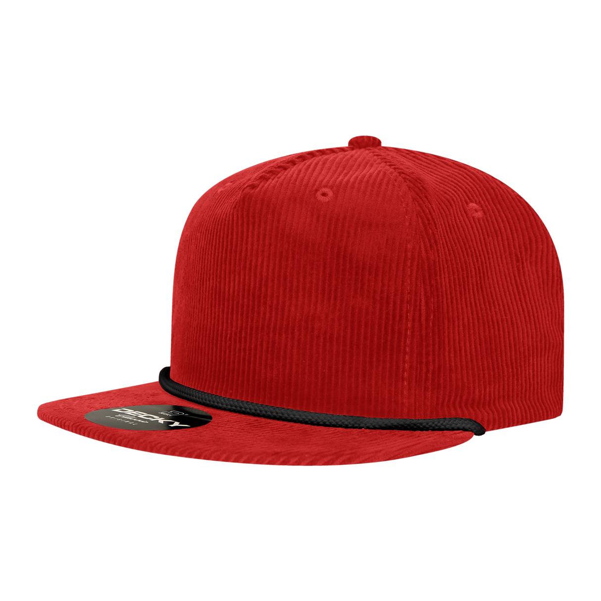 Decky 5 Panel High Profile Relaxed Corduroy Rope Hat | Decky 6043