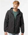 Independent Trading Co. Men's Water-Resistant Hooded Windbreaker - Independent Trading Co. EXP95NB