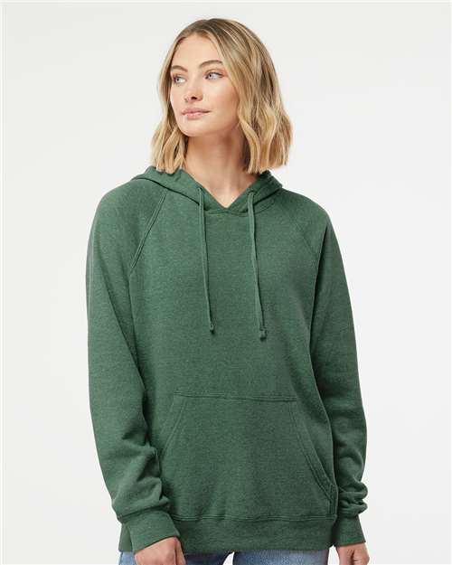 Independent Trading Co. Special Blend Raglan Hooded Sweatshirt - Moss - Independent Trading Co. PRM33SBP Independent Trading Co.