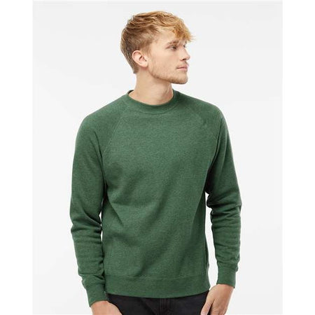 Independent Trading Co. Special Blend Crewneck Raglan Sweatshirt - Independent Trading Co. PRM30SBC Independent Trading Co. Moss XS