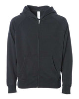 Independent Trading Co. Youth Lightweight Special Blend Raglan Zip Hood - Independent Trading Co. PRM15YSBZ