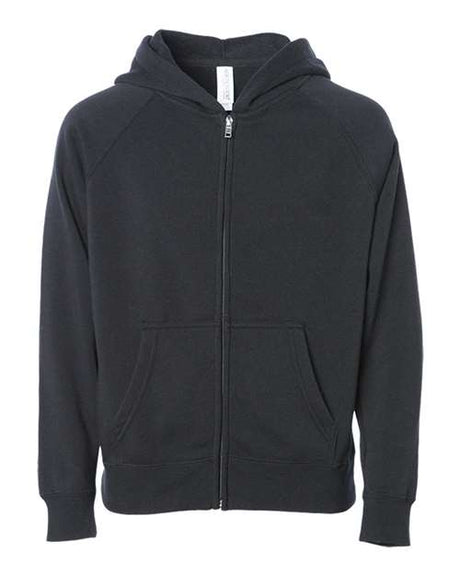 Independent Trading Co. Youth Lightweight Special Blend Raglan Zip Hood - Independent Trading Co. PRM15YSBZ