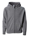 Independent Trading Co. Youth Lightweight Special Blend Raglan Zip Hood - Independent Trading Co. PRM15YSBZ